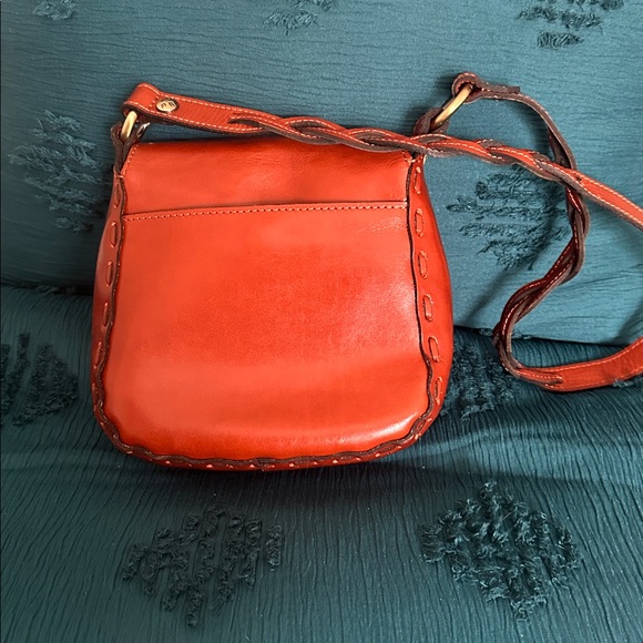 Patricia Nash Brown Crossbody Bag with Colorful Floral Design - Picture 2 of 9